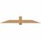 Ekena Millwork Eugene Smooth Timber Gable Bracket, Western Red Cedar, 72"W x 12"H x 3 1/2"D x 5 1/2"F, 4/12 Pitch GBW072X12X0406EUG00SWR - alternate 1